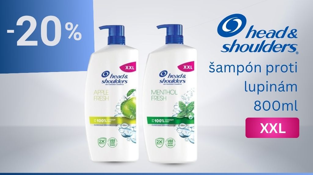 ZĽAVA -20%: Head & Shoulders 800ml