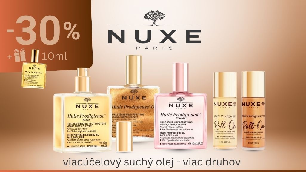 ZĽAVA -30%: NUXE + DARČEK