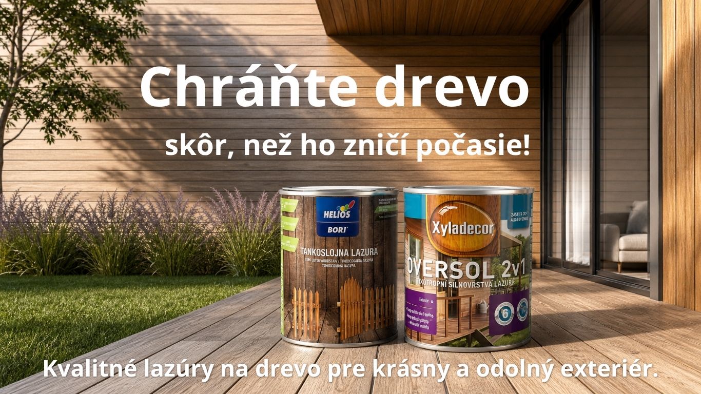 Chráňte drevo pred počasím!