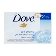 Mydlo DOVE Peelingová tableta Gentle Exfoliating Beauty Cream Bar 2 x 100 g