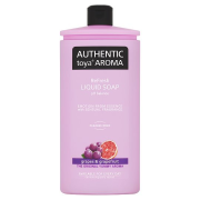 Authentic Toya Aroma Grapes & Grapefruit tekuté mydlo náhradná náplň 600 ml