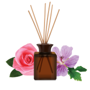 Botanica by Air Wick, Vonné tyčinky exotická ruža a africká pelargónia 80 ml