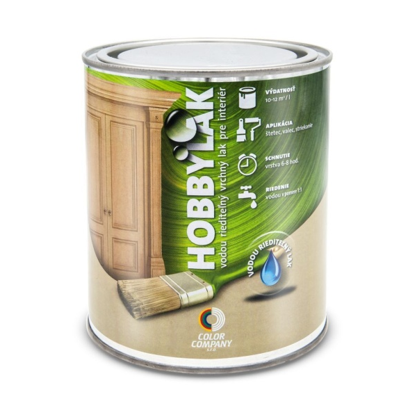 Hobbylak - interiérový lak na drevo matný 5 l - 5l