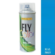FLY COLOR RAL 5015 modrá nebeská, akrylová farba v spreji 400 ml