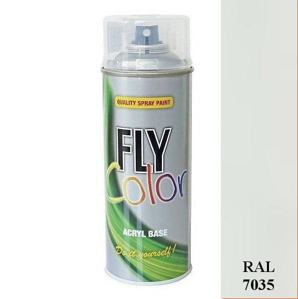 FLY COLOR RAL 7035 šedá svetlá, akrylová farba v spreji 400 ml - 7035