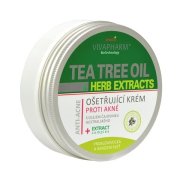 Vivapharm TEA TREE OIL&HERB EXTRACTS, ošetrujúci krém proti akné 200 ml