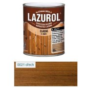 LAZUROL Classic S1023, 0021 orech, lazúrovací lak 0,75 l
