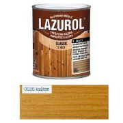 LAZUROL CLASSIC S1023, 0020 gaštan, lazurovací lak na drevo 2,5 l