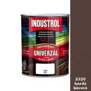 Industrol S 2013 Vrchná syntetická farba, 2320 hnedá kávová 0,375l