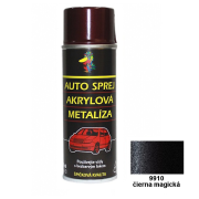 Auto sprej Akrylová Metalíza Škoda - 9910 čierna magická metalíza 150 ml