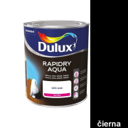 Dulux Rapidry Aqua Čierna, vodouriediteľný univerzálny náter 0,75l