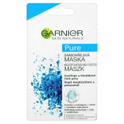 Garnier Skin Naturals Pure Samohrejivá pleťová maska, pre problematickú a mastnú pleť 2x6ml