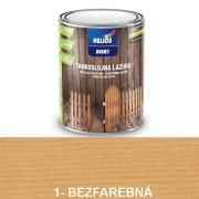 HELIOS BORI tenkovrstvá lazúra na drevo, 1 - bezfarebná 2,5l