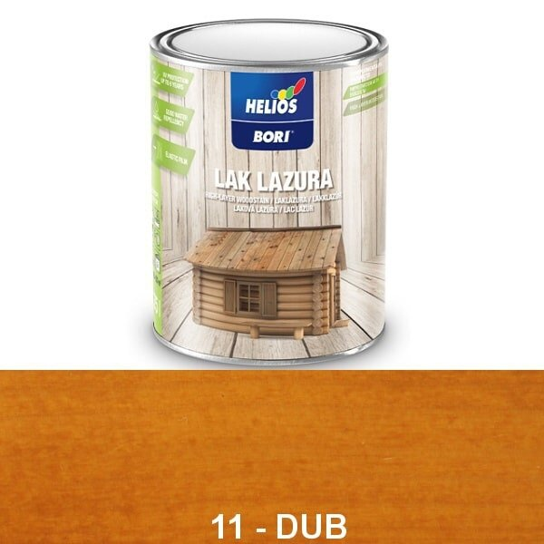 HELIOS BORI 11 dub, laková lazúra 0,75l, 11 dub