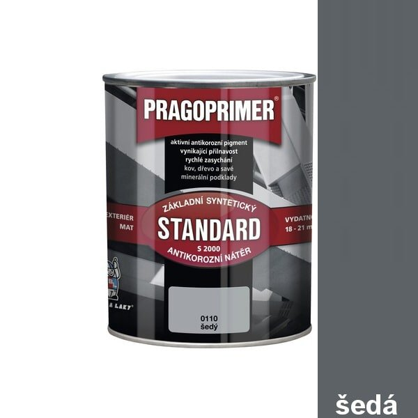 PRAGOPRIMER Standard S 2000 / 0110 šedá 9 l - 0110 šedá