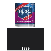 Chemolak Ferro Color U 2066 1999 čierna pololesk 0,3 l