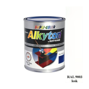 Alkyton Hladký RAL9003 signálna biela lesklá 0,75 l