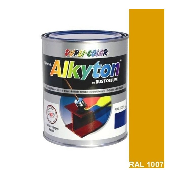 Alkyton Hladký RAL 1007 lesklá 0,75 l