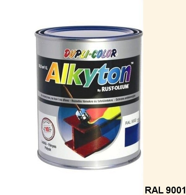 Alkyton Hladký RAL 9001 lesklá 250 ml - RAL 9001