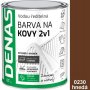 DENAS 2V1 antikorózna farba na kov 0230, 0,7 kg