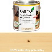OSMO 3032 Tvrdý voskový olej Rapid, Bezfarebný polomat 0,75 l