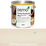 OSMO 3240 Tvrdý voskový olej Rapid biely transparentný 10 l