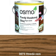 OSMO 3073 Tvrdý voskový olej Farebný, Hnedá zem 0,75 l