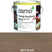 OSMO 3074 Tvrdý voskový olej Farebný, Grafit  0,75 l