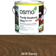 OSMO 3075 Tvrdý voskový olej Farebný, Čierny 2,5 l