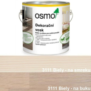 OSMO 3111 Dekoračný vosk Transparentný, Biely 2,5 l