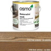 OSMO 3168 Dekoračný vosk Transparentný, Dub antický 0,75 l