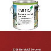 OSMO 2308 Nordický červený Vidiecka farba 2,5 l