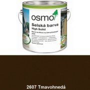 OSMO 2607 Tmavo hnedá, Vidiecka farba 2,5 l