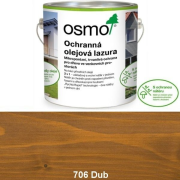 OSMO 706 Dub Ochranná olejová lazúra na drevo 2,5 l