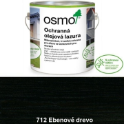 OSMO 712 Ebenové drevo Ochranná olejová lazúra na drevo 0,75 l