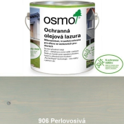 OSMO 906 Perlovo šedý Ochranná olejová lazúra na drevo 2,5 l