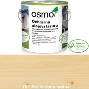 OSMO 701 Bezfarebný matný, Ochranná olejová lazúra na drevo 0,75 l