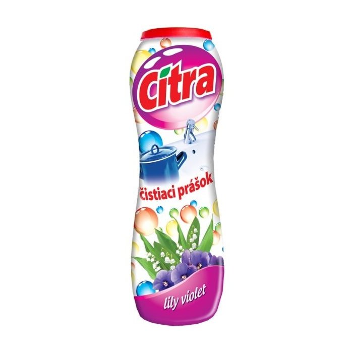 CITRA práškový čistič s kvetinovou vôňou 400 g