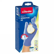VILEDA MultiSensitive nitrilové rukavice S/M 40 ks