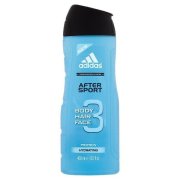 Adidas Body Hair Face 3v1 After Sport, Sprchový gél 400 ml