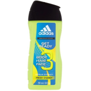 Adidas Get Ready! Fresh Energy sprchový gél na telo, tvár & vlasy 250 ml