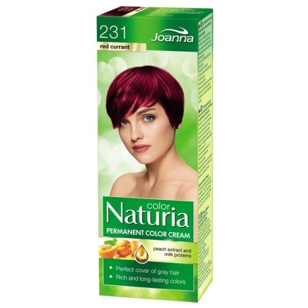 Joanna Naturia Color 231 červená ríbezľa, farba na vlasy 1 ks - 231
