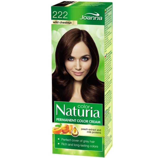 Joanna Naturia Color 222 divý gaštan, farba na vlasy 1 ks - 222