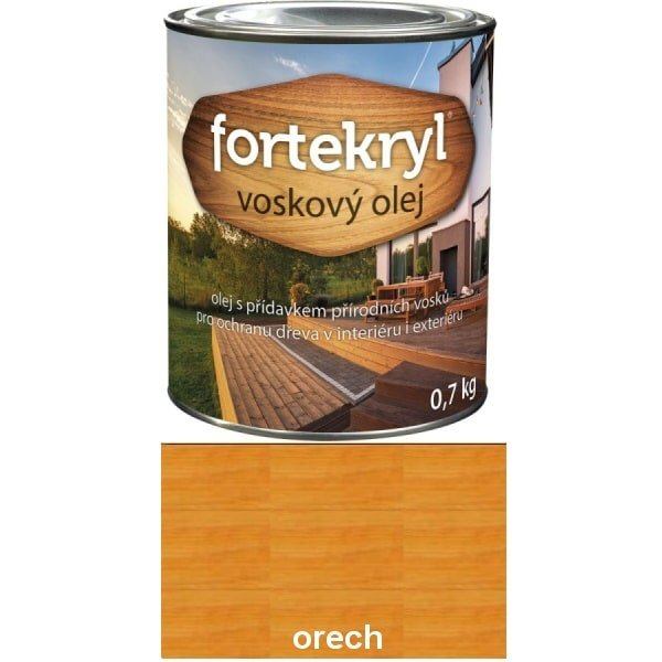 FORTEKRYL voskový olej orech 0,75 l