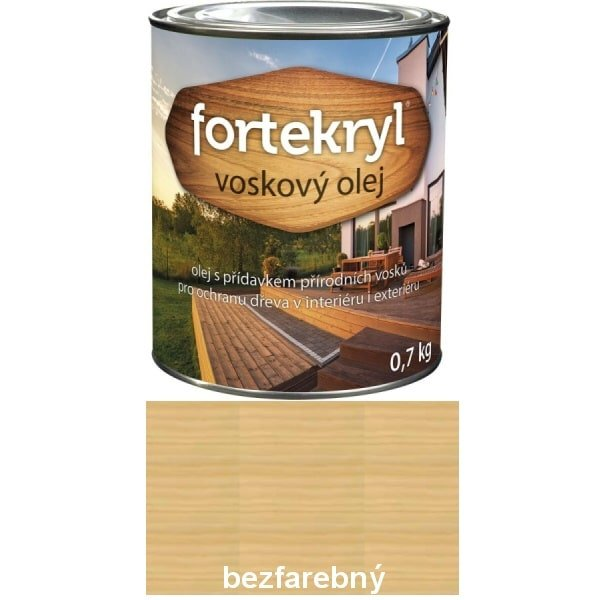 FORTEKRYL voskový olej bezfarebný 0,7 kg