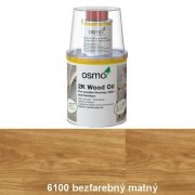 OSMO - 2K Olej na drevo (pre profesionálov) 6100 bezfarebný matný 1 l