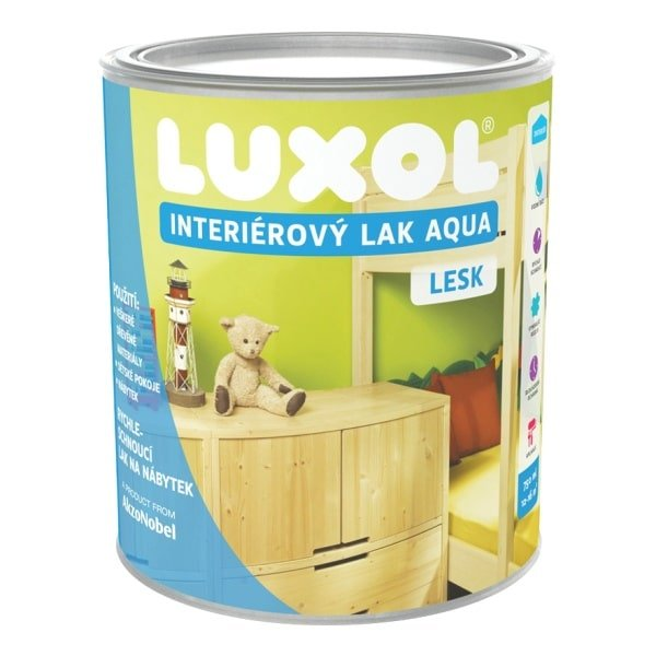 Luxol Interiérový Lak Aqua lesk 2,5 l - 2,5l