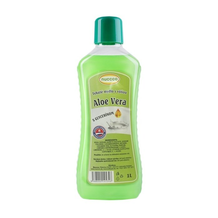 Nucco Aloe Vera, tekuté mydlo s glycerínom 1 l