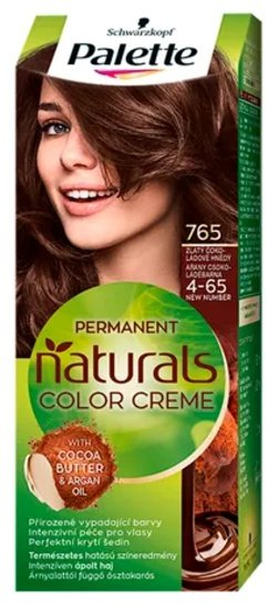 Palette Naturals Color Creme, farba na vlasy 4-65 (765) Zlatý čokoládovohnedý 1ks - 4-65