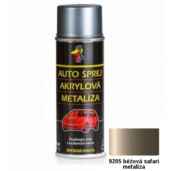 Auto sprej Akrylová Metalíza - 9205 béžová safari metalíza 200 ml - A 9205